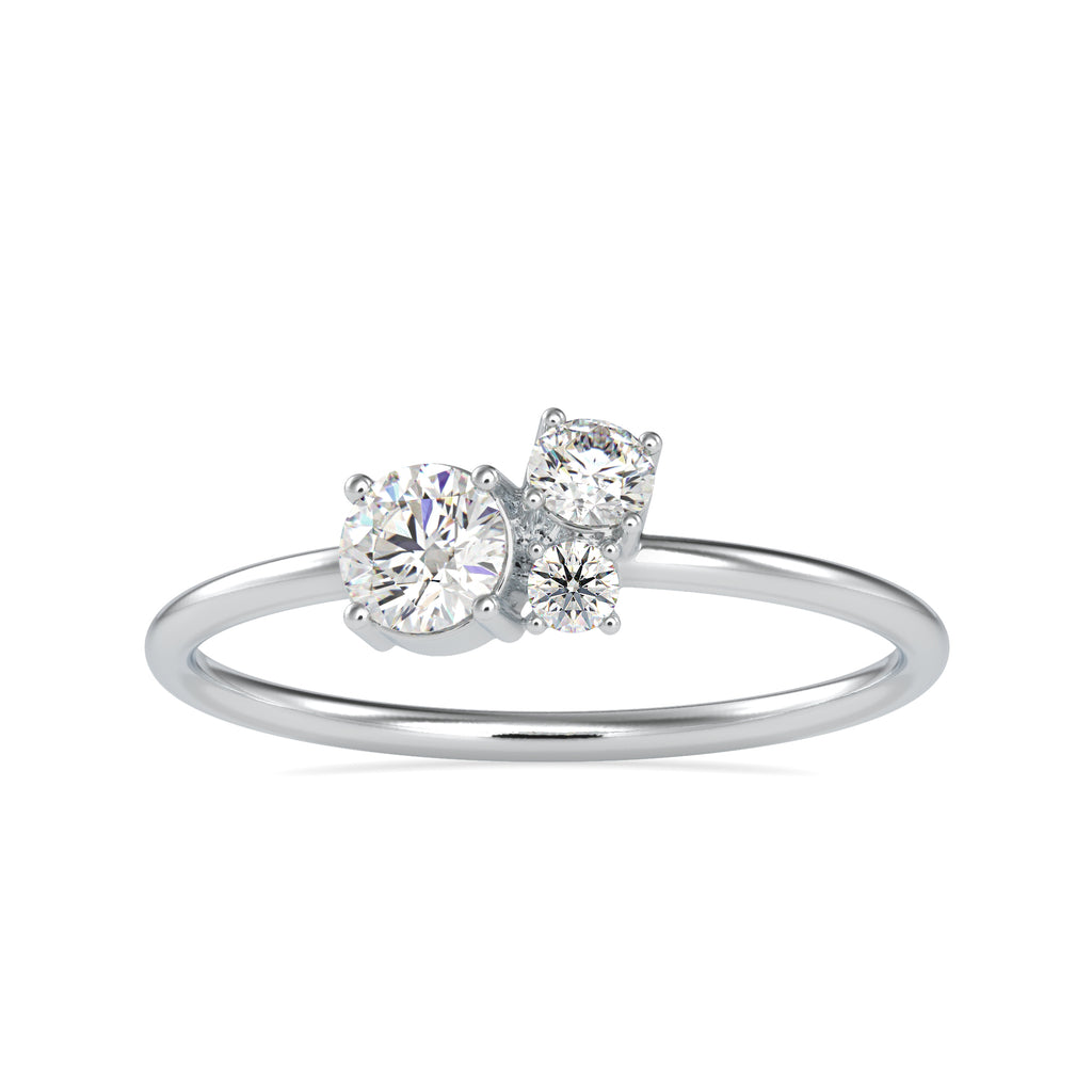 0.25 cts. Solitaire Platinum Diamond Engagement Ring JL PT 0676   Jewelove.US