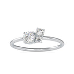 Load image into Gallery viewer, 0.25 cts. Solitaire Platinum Diamond Engagement Ring JL PT 0676
