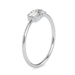 Load image into Gallery viewer, 0.25 cts. Solitaire Platinum Diamond Engagement Ring JL PT 0676
