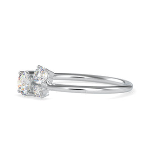 0.25 cts. Solitaire Platinum Diamond Engagement Ring JL PT 0676
