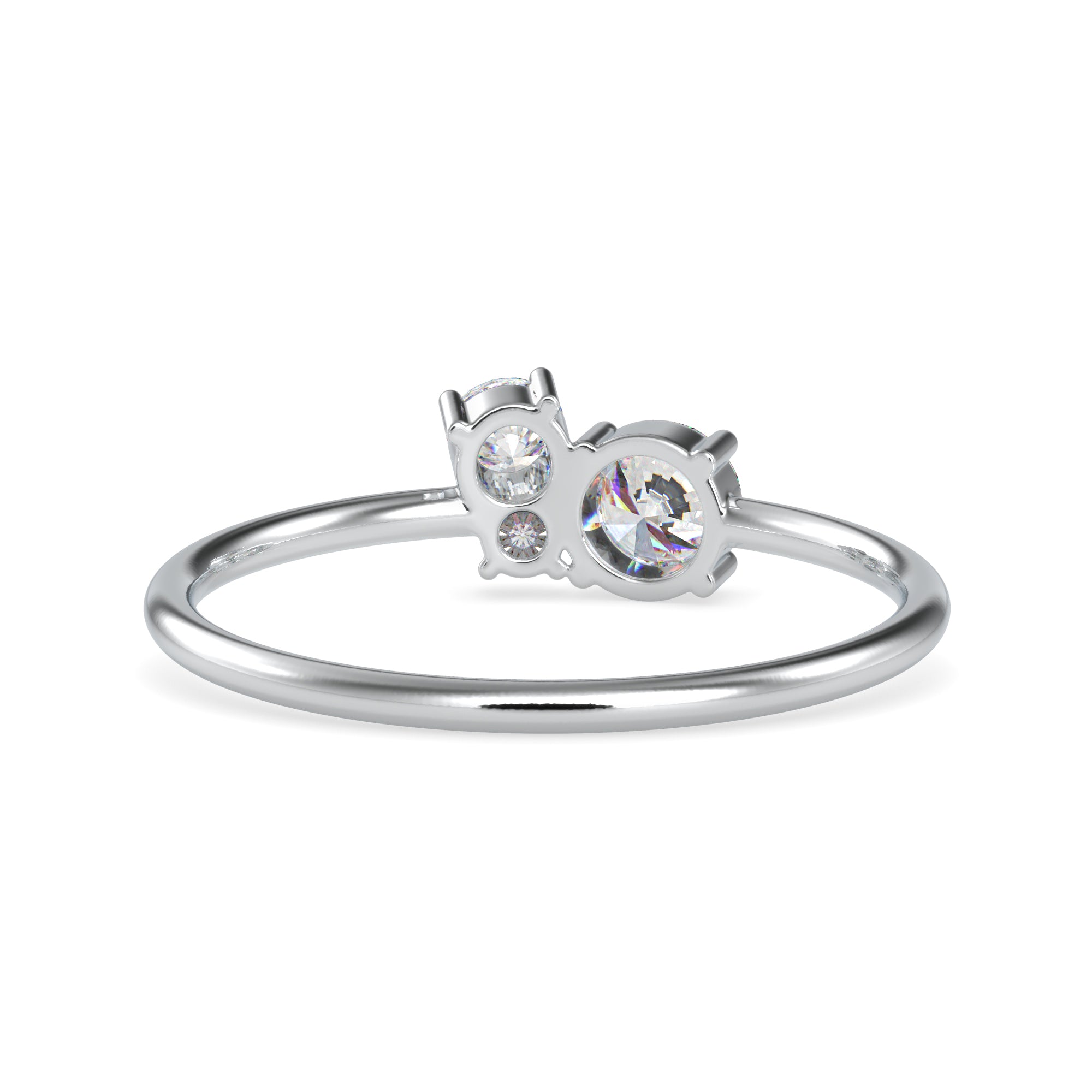 0.25 cts. Solitaire Platinum Diamond Engagement Ring JL PT 0676