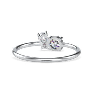 0.25 cts. Solitaire Platinum Diamond Engagement Ring JL PT 0676
