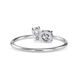 0.25 cts. Solitaire Platinum Diamond Engagement Ring JL PT 0676   Jewelove.US