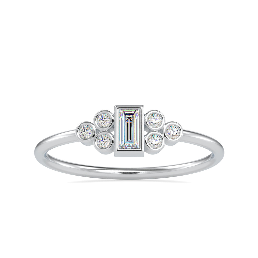 0.20cts. Solitaire Platinum Diamond Engagement Ring JL PT 0678   Jewelove.US