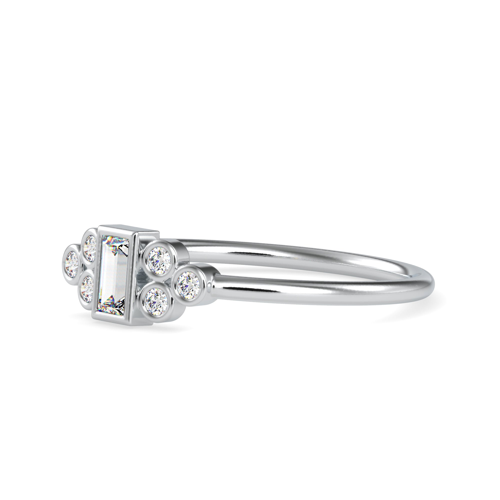 0.20cts. Solitaire Platinum Diamond Engagement Ring JL PT 0678
