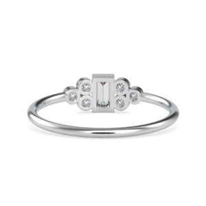 0.20cts. Solitaire Platinum Diamond Engagement Ring JL PT 0678