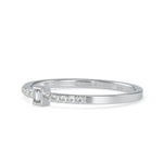 Load image into Gallery viewer, Platinum Baguette Diamond Engagement Ring for Women JL PT 0680
