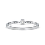 Load image into Gallery viewer, Platinum Baguette Diamond Engagement Ring for Women JL PT 0680
