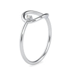 Load image into Gallery viewer, Single Diamond Platinum Engagement Ring JL PT 0683
