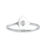 Load image into Gallery viewer, Single Diamond Platinum Ring for Women JL PT 0686   Jewelove.US
