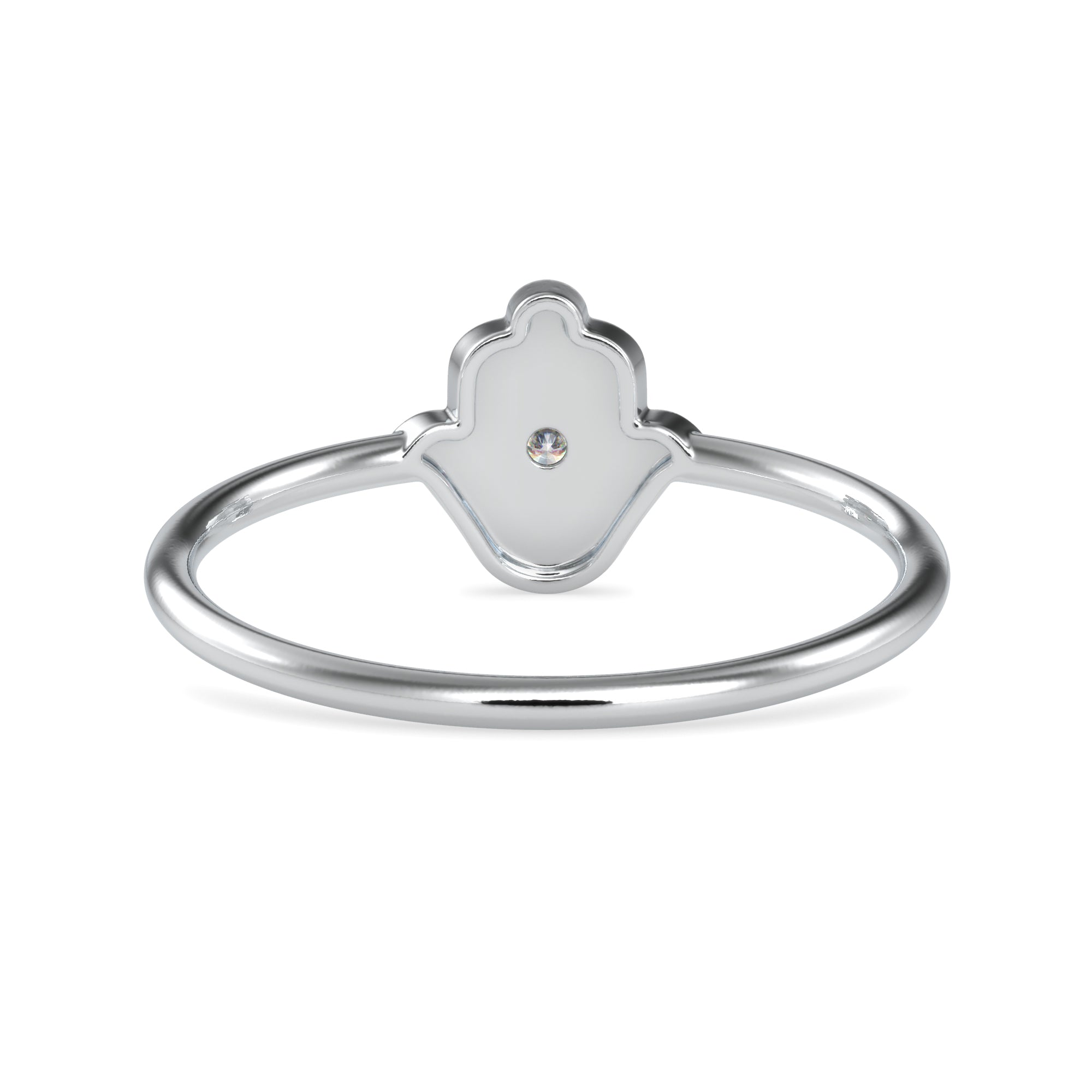 Single Diamond Platinum Ring for Women JL PT 0686   Jewelove.US