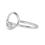 Load image into Gallery viewer, Single Diamond Platinum Engagement Ring JL PT 0689
