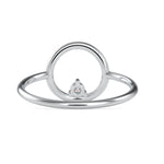 Load image into Gallery viewer, Single Diamond Platinum Engagement Ring JL PT 0689
