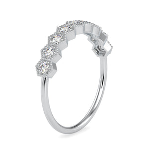 Designer Platinum 9 Diamond Engagement Ring JL PT 0691