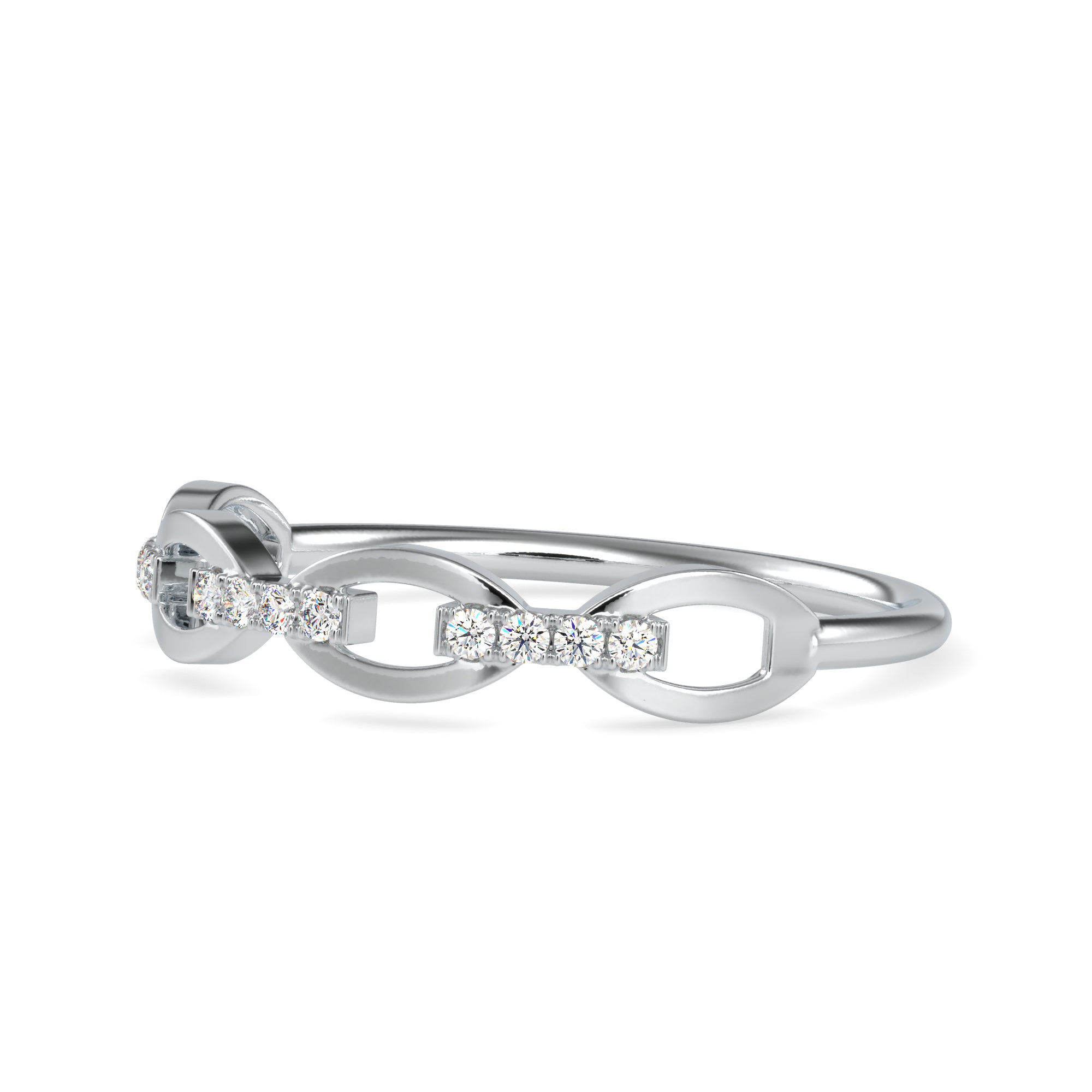 Designer Platinum Diamond Engagement Ring JL PT 0692