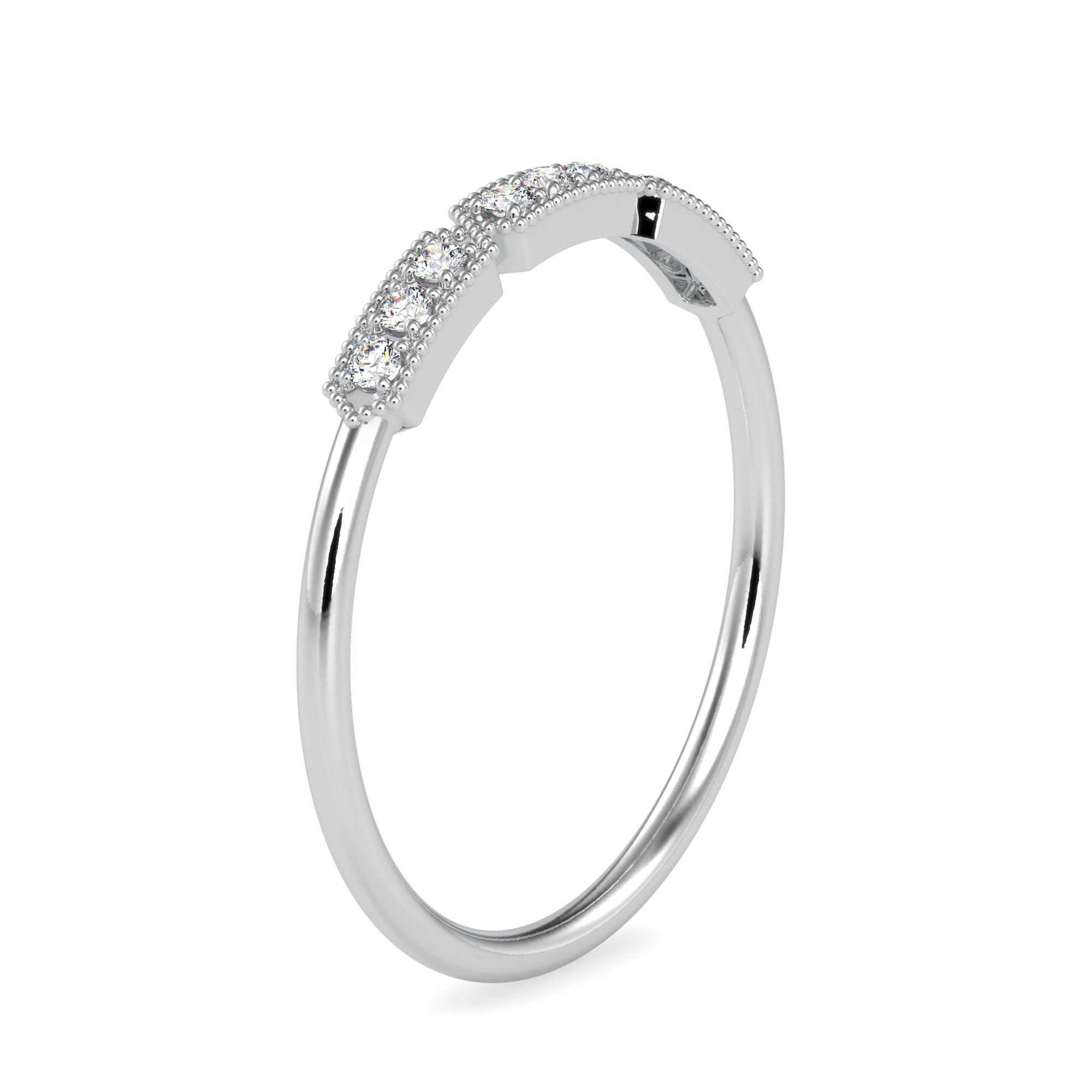 Designer Platinum 9 Diamond Engagement Ring JL PT 0693