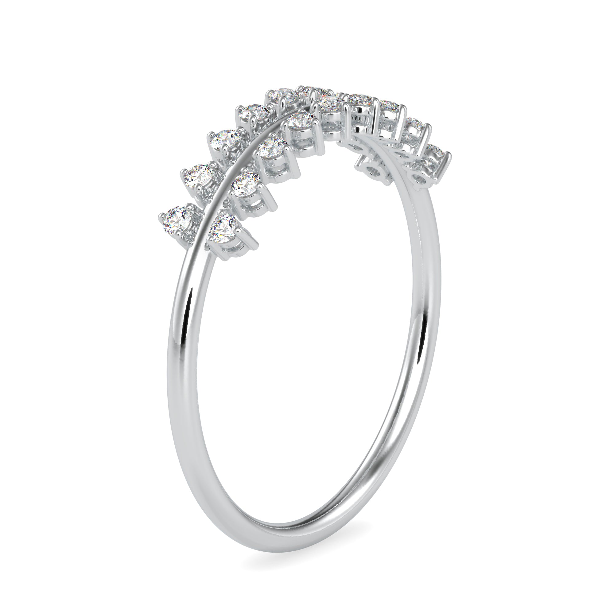 Designer Platinum Diamond Engagement Ring JL PT 0694