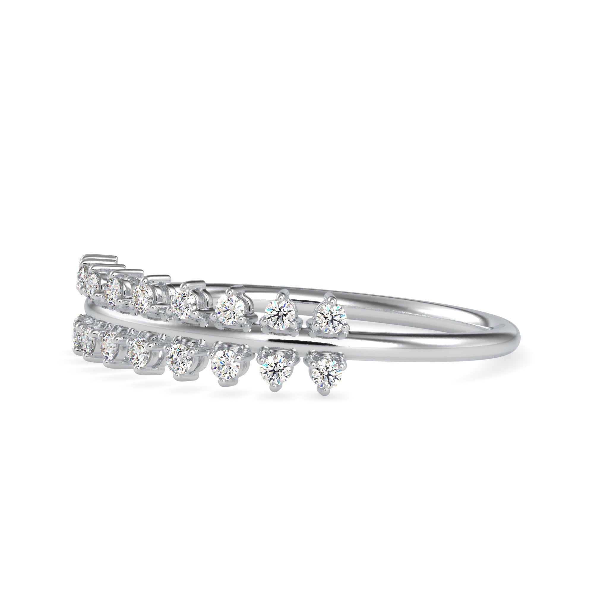 Designer Platinum Diamond Engagement Ring JL PT 0694