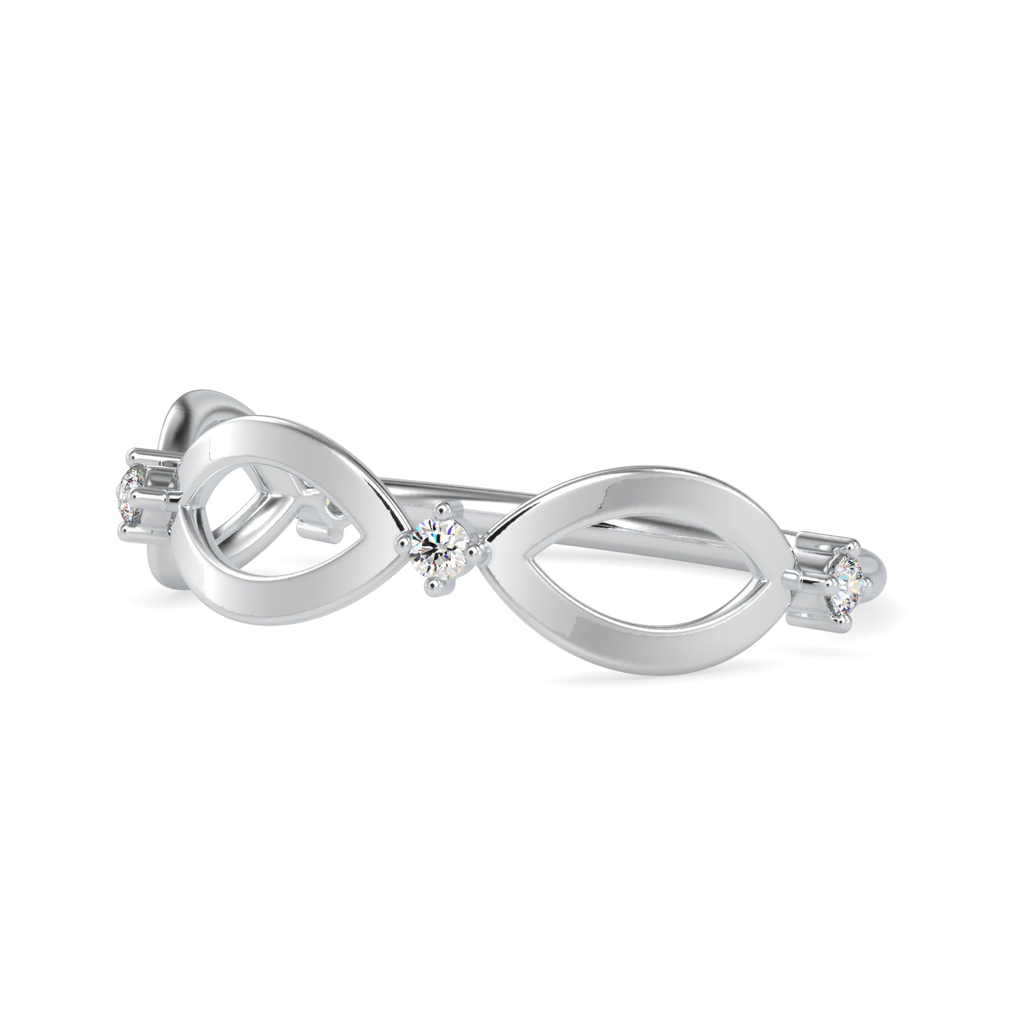Designer Platinum Diamond Engagement Ring JL PT 0695