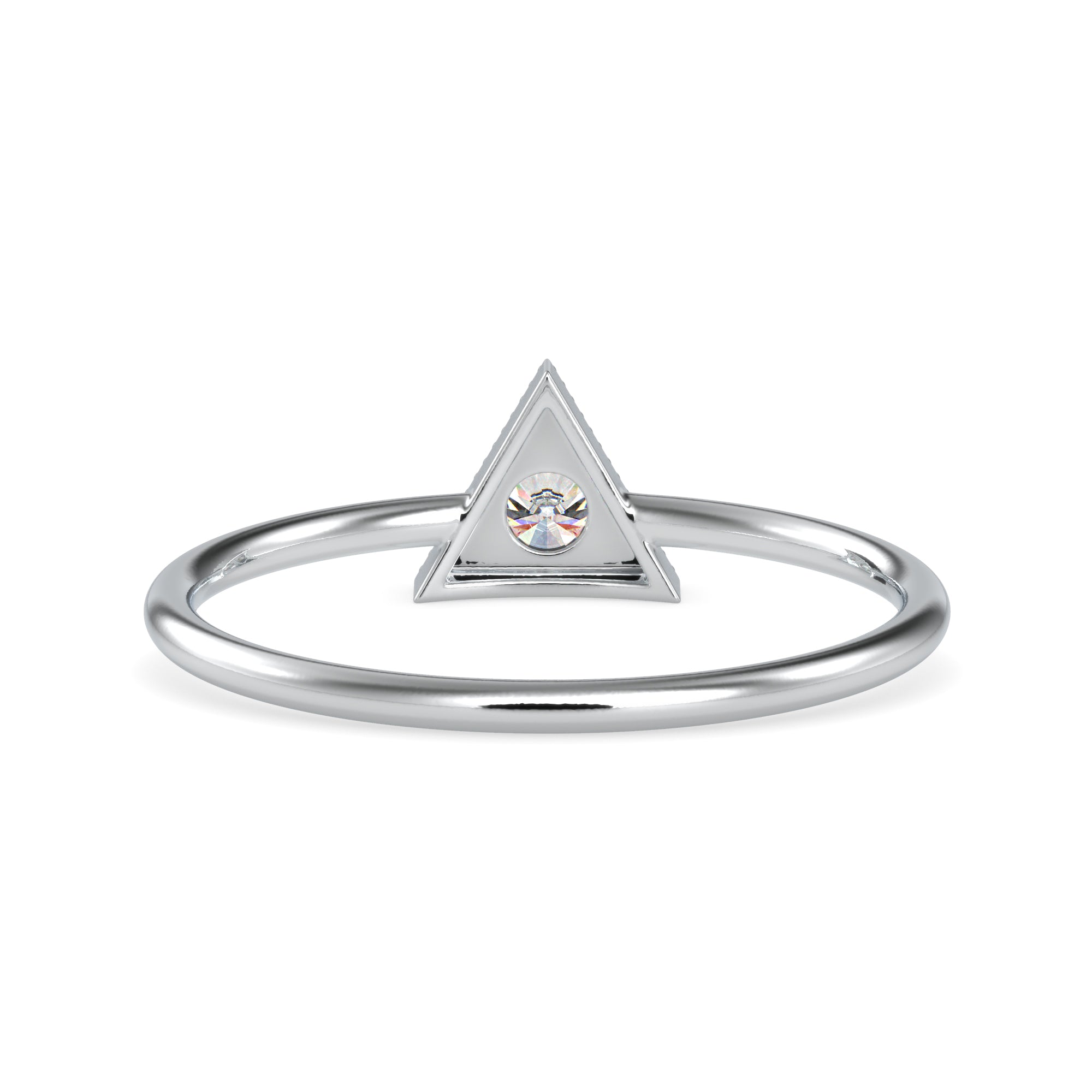 15 Pointer Diamond Platinum Engagement Ring JL PT 0698