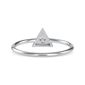 15 Pointer Diamond Platinum Engagement Ring JL PT 0698