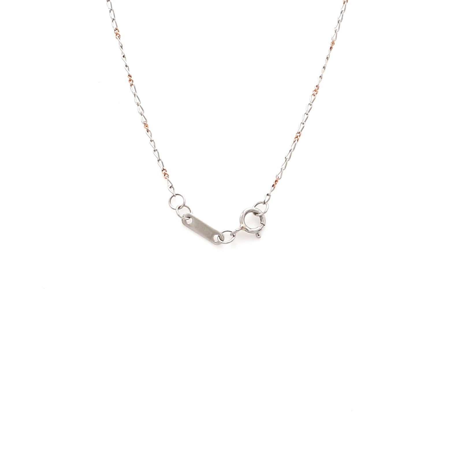 Platinum & Rose Gold Chain for Women JL PT CH 1006   Jewelove.US