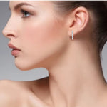 Load image into Gallery viewer, Platinum Diamond Earrings JL PT E DH OV 105   Jewelove.US

