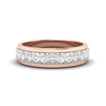 Load image into Gallery viewer, Designer Platinum &amp; Rose Gold Couple Rings JL PT 1113
