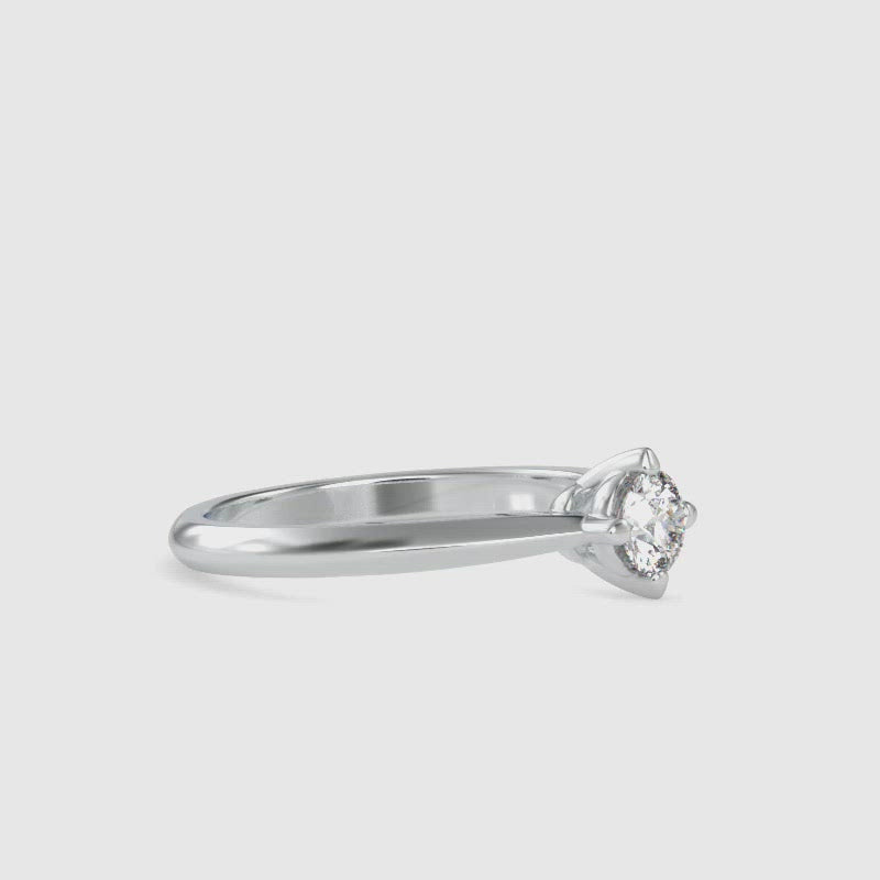 0.40 cts. Platinum Solitaire Engagement Ring JL PT G-121