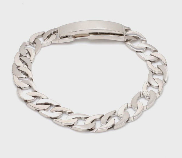 The Platinum Intersecting Bracelet - Platinum Wristwear & Bracelets - Men  of Platinum