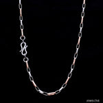 Load image into Gallery viewer, Platinum + Rose Gold Chain for Men JL PT CH 1044
