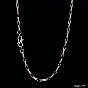 Platinum + Rose Gold Chain for Men JL PT CH 1044