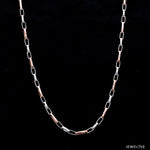 Load image into Gallery viewer, Platinum + Rose Gold Chain for Men JL PT CH 1044
