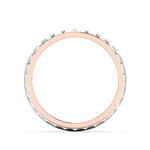 Load image into Gallery viewer, Designer Platinum &amp; Rose Gold Couple Rings JL PT 1113
