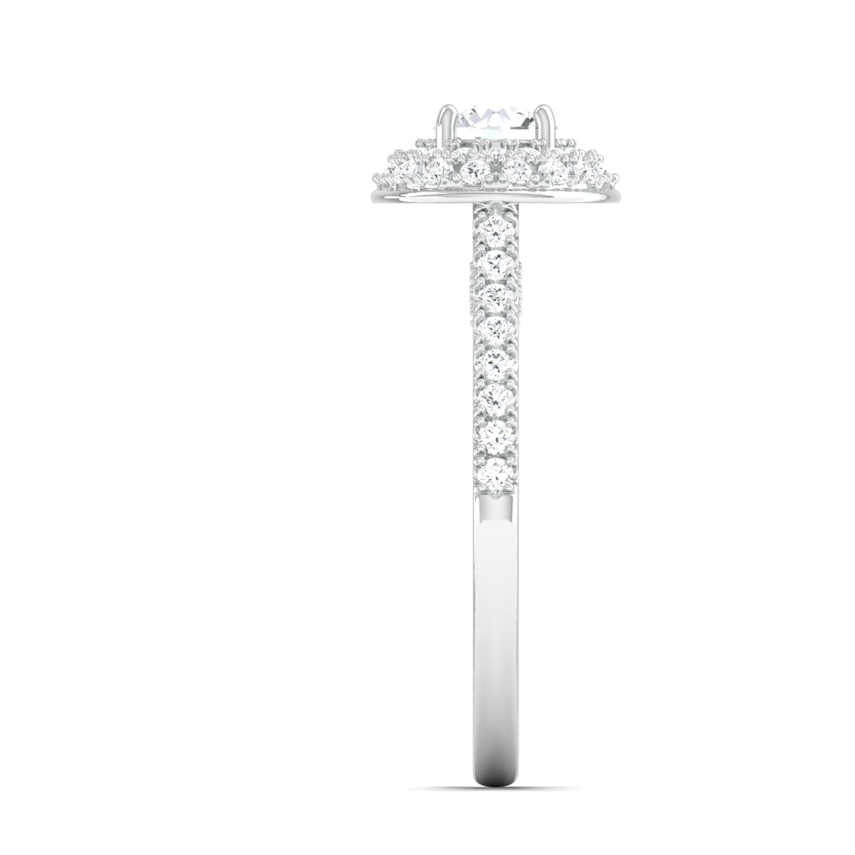 Designer 50-Pointer Platinum Solitaire Engagement Ring for Women JL PT 979