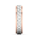 Load image into Gallery viewer, Designer Platinum &amp; Rose Gold Couple Rings JL PT 1113
