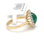 Load image into Gallery viewer, Designer Emerald Gold Ring with Rose Cut Diamonds for Women JL AU 22RG0144-RMA   Jewelove
