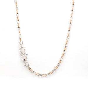 Platinum + Rose Gold Chain for Men JL PT CH 1041