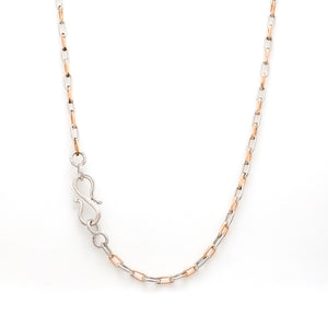 Platinum + Rose Gold Chain for Men JL PT CH 1041   Jewelove.US