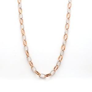 Platinum + Rose Gold Chain for Men JL PT CH 1042