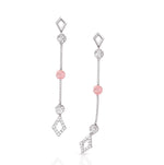 Load image into Gallery viewer, Platinum &amp; Rose Gold Necklace with Diamonds for Women JL PT N 181  Earrings-only Jewelove.US
