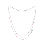 Load image into Gallery viewer, Platinum &amp; Rose Gold Necklace with Diamonds for Women JL PT N 181  Chain-only Jewelove.US
