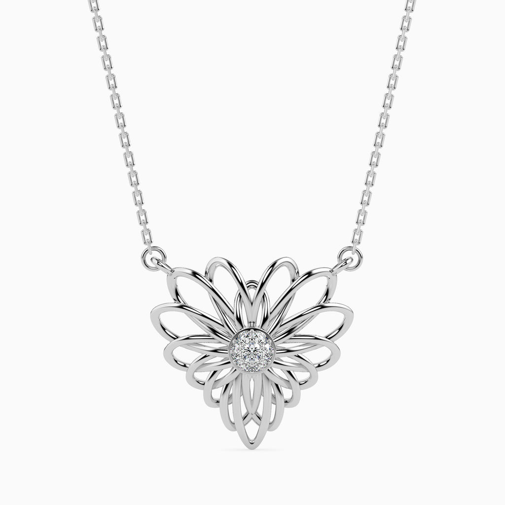 Platinum Diamond Heart Pendant for Women JL PT P 18007  VVS-GH Jewelove.US