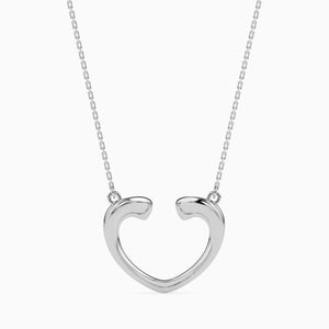 Platinum Heart Ruby Pendant for Women JL PT P 18009   Jewelove.US