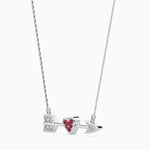 Load image into Gallery viewer, Designer Platinum Ruby Pendant with Diamond for Women JL PT P 18010   Jewelove.US
