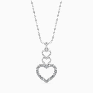 Platinum Diamonds Heart Pendant for Women JL PT P 18013  VVS-GH Jewelove.US