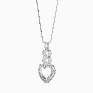 Platinum Diamonds Heart Pendant for Women JL PT P 18013   Jewelove.US