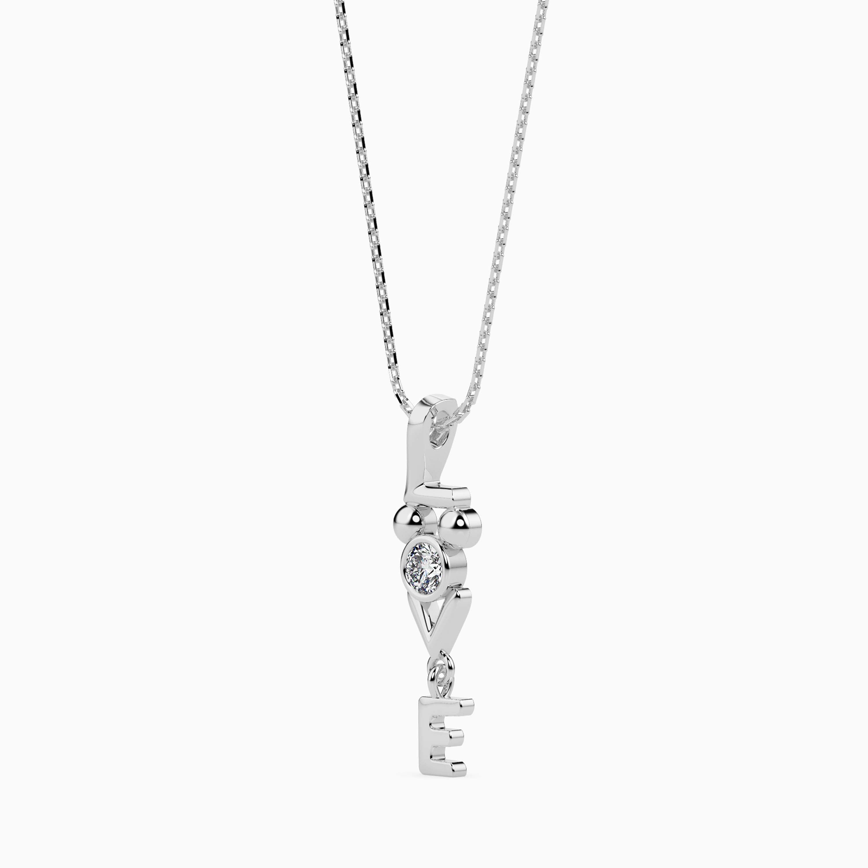 Platinum Diamond Pendant for Women JL PT P 18017   Jewelove.US