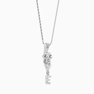 Platinum Diamond Pendant for Women JL PT P 18017   Jewelove.US