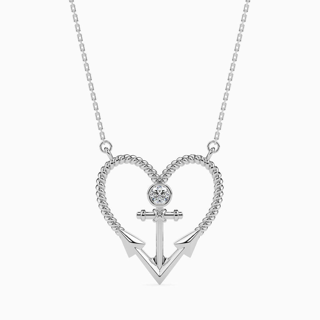 Platinum Diamond Heart Pendant for Women JL PT P 18018  VVS-GH Jewelove.US